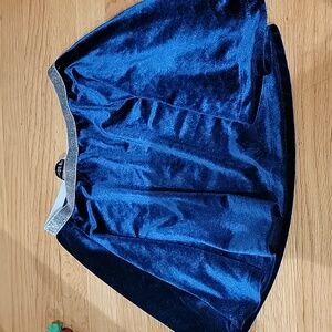 Land's end Girls 6X-7 Velvet and Glitter Skirt